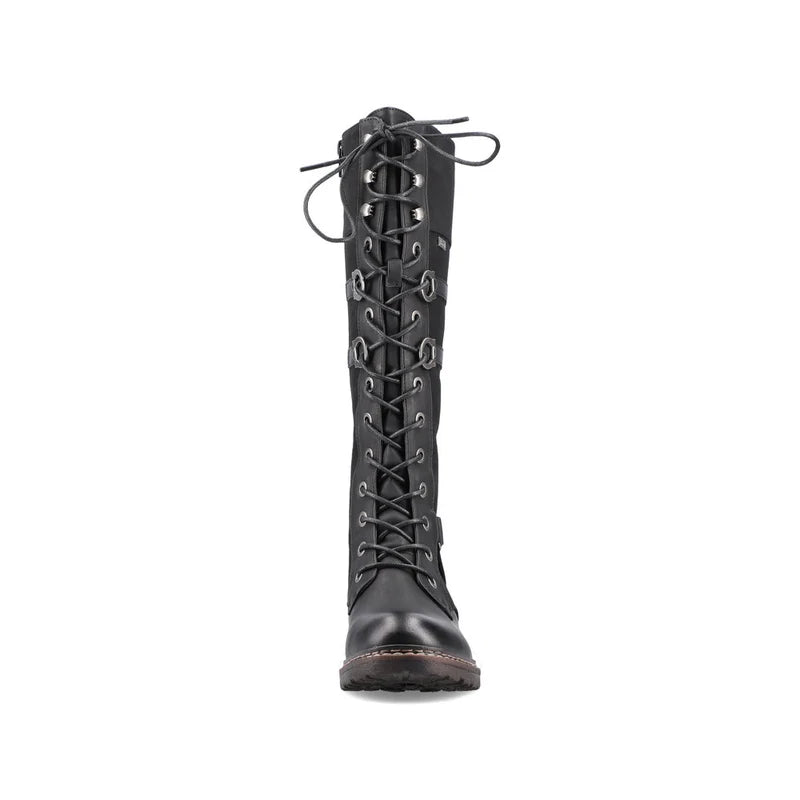 Reiker - Black tall boot