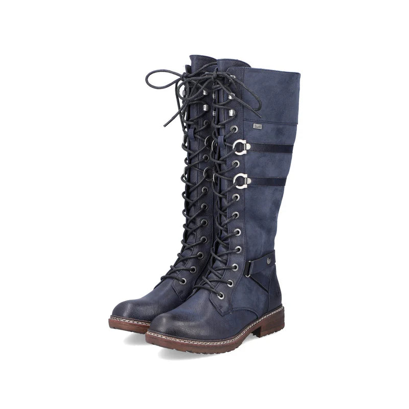 Rieker - Blue tall boot