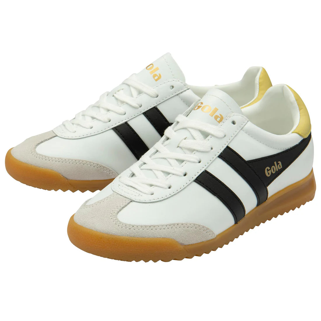 GOLA -White/Black/Lemon Sneakers