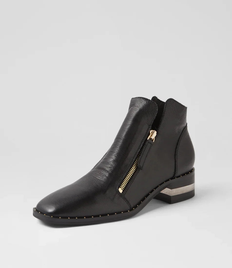 Django & Juliette - Floriss Leather Ankle Boots