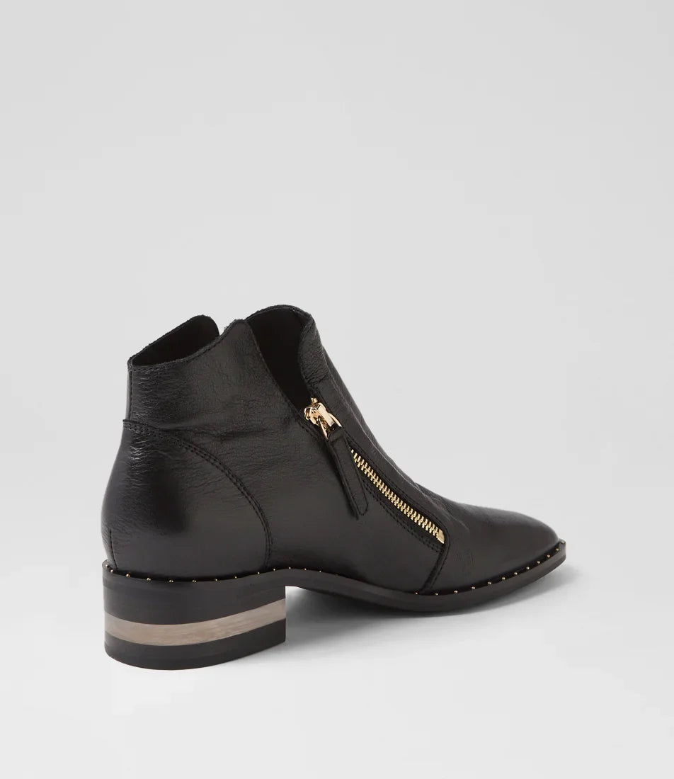Django & Juliette - Floriss Leather Ankle Boots