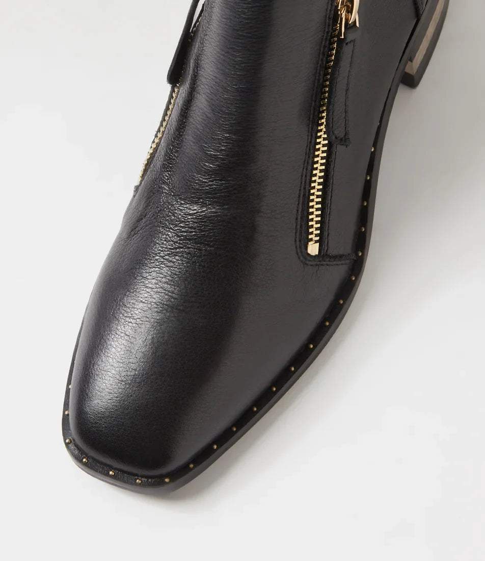 Django & Juliette - Floriss Leather Ankle Boots