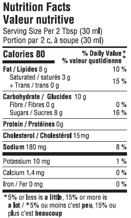 Salted caramel whisky