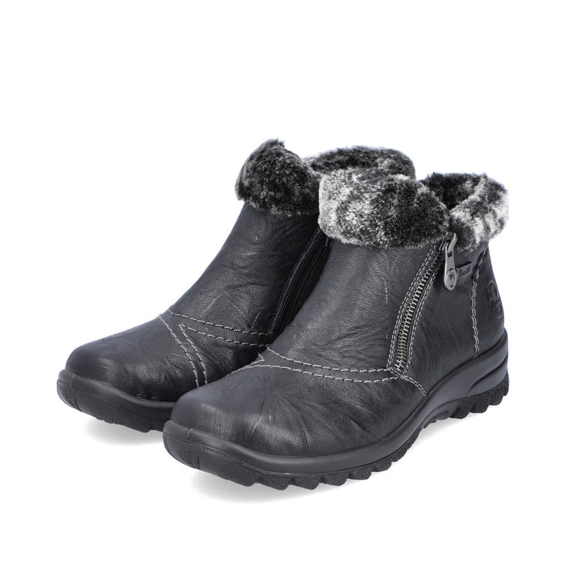Reiker - Black Short Boots