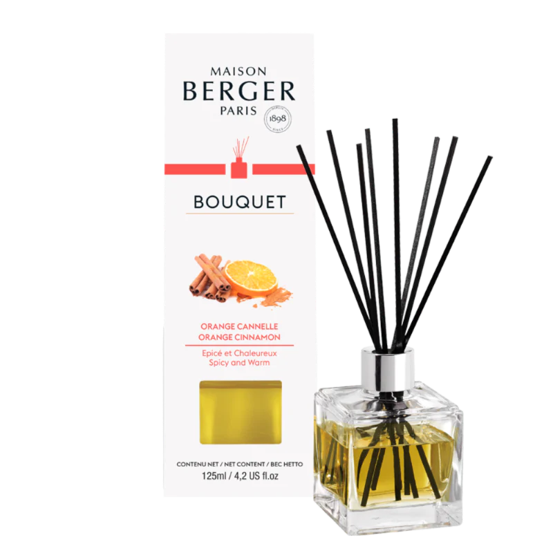 Maison Berger - orange cinnamon reed diffuser kit