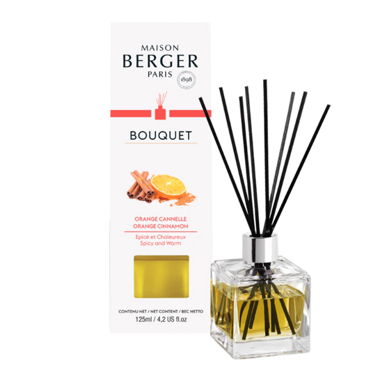 Maison Berger - orange cinnamon reed diffuser kit