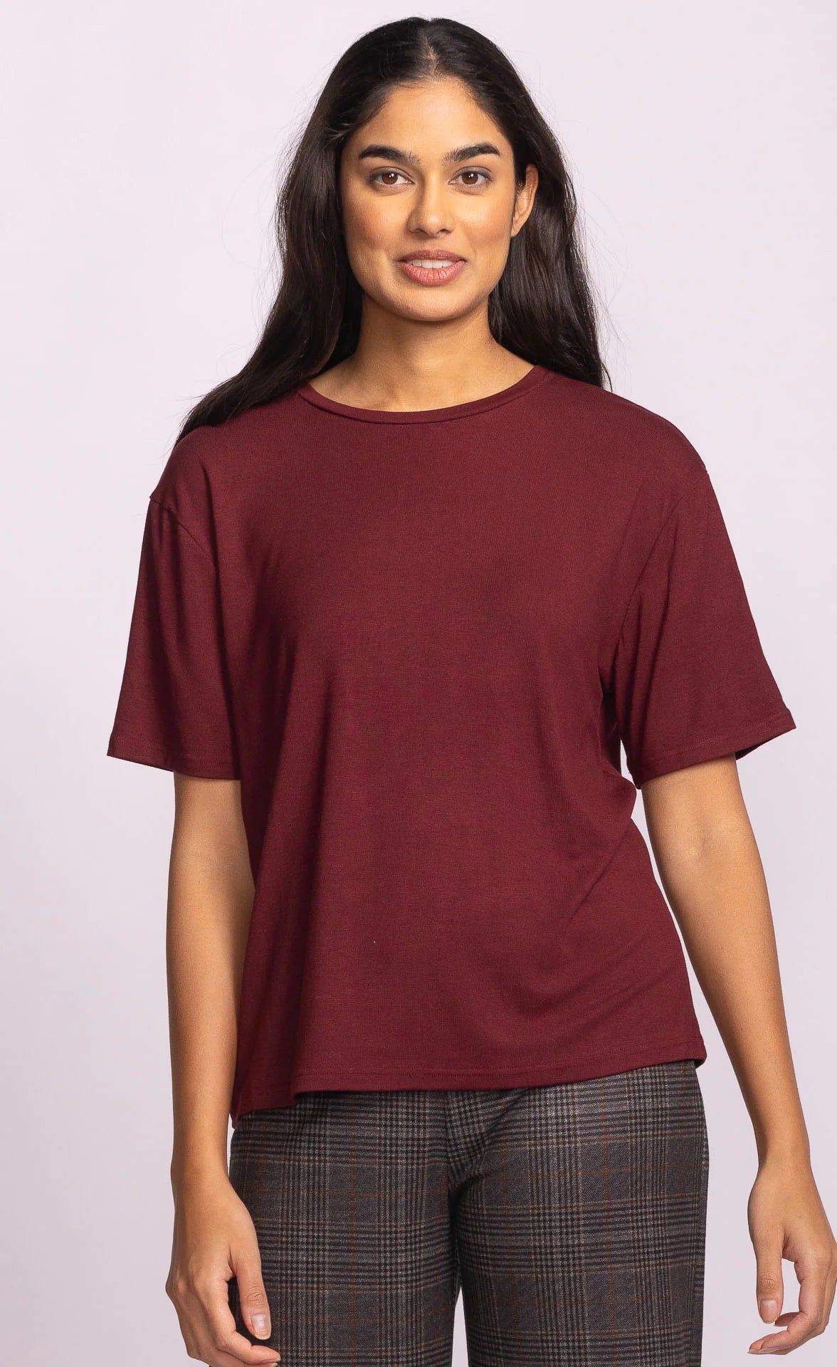 Pink Martini - Burgundy Camila Top