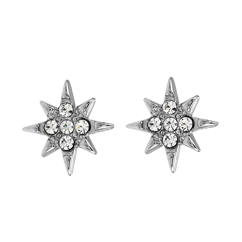 SARENBE Silver: 'Star Bright' Stud Earrings