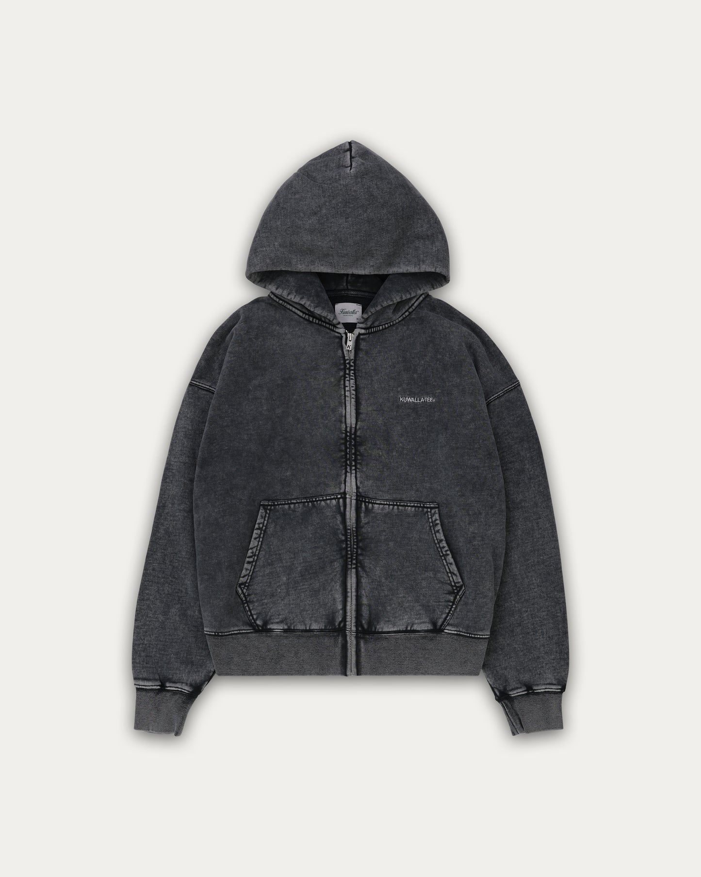 Faded Zip Up Hoodie