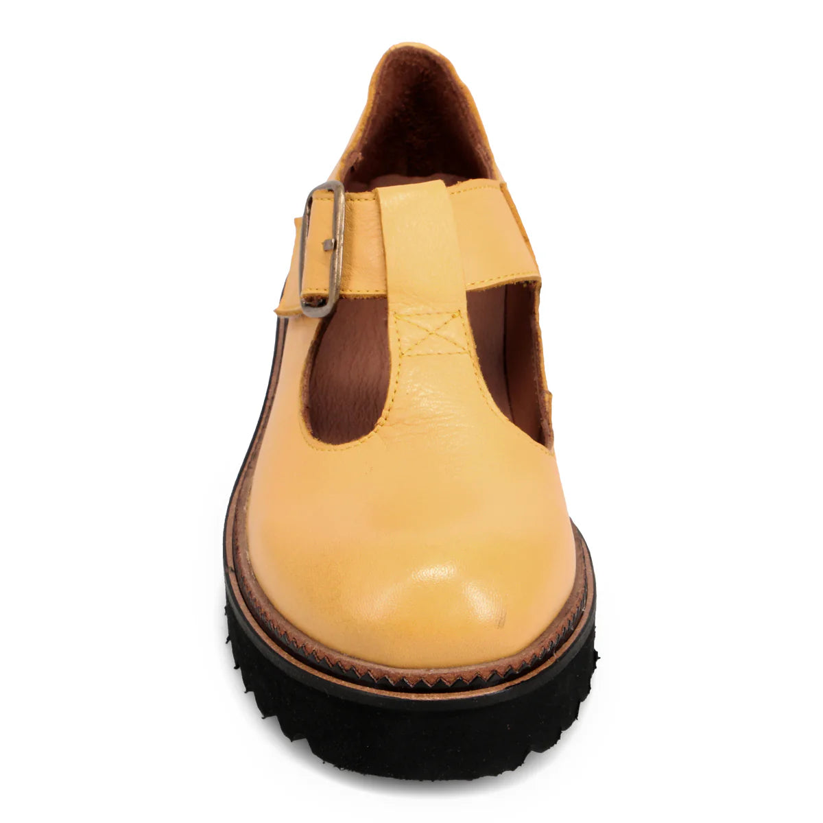 Bueno - Abigail Mary Jane Loafer - Mustard