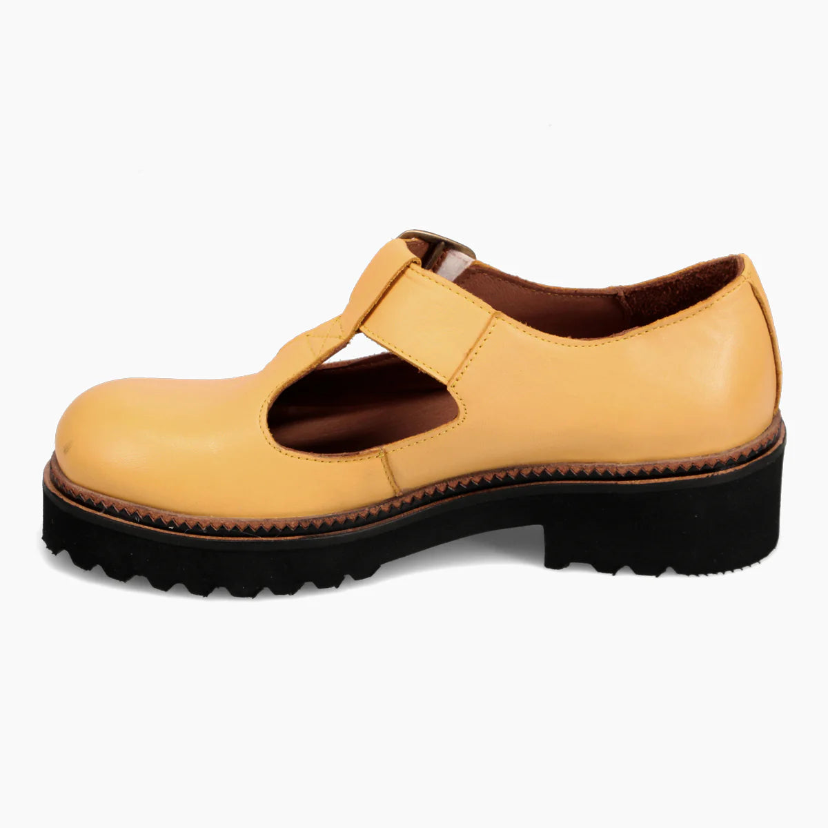 Bueno - Abigail Mary Jane Loafer - Mustard