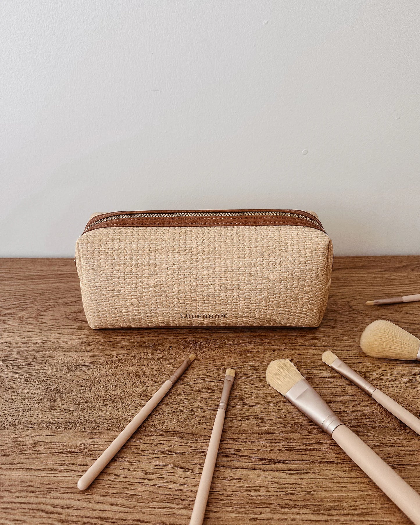 Brianna Makeup Bag with Brush Set