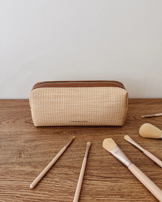 Brianna Makeup Bag with Brush Set