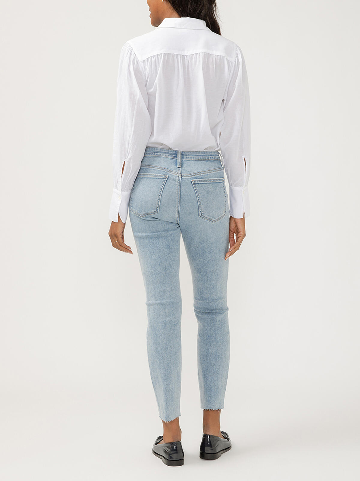 Beau High Rise Slim Leg Ankle Jeans