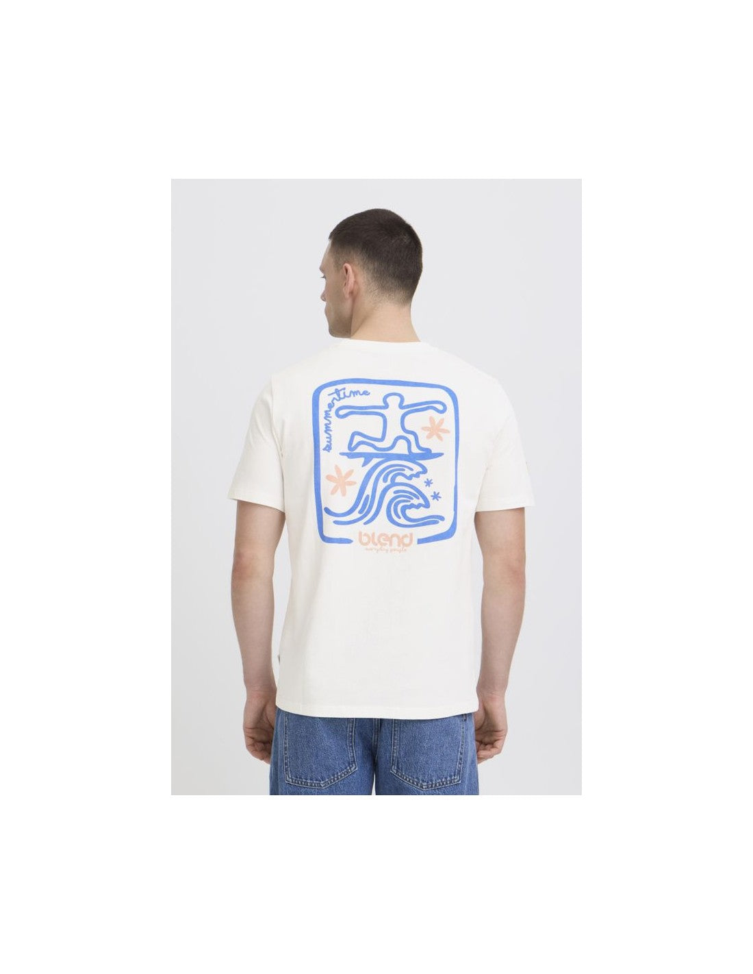 BHSUN surf tee - white