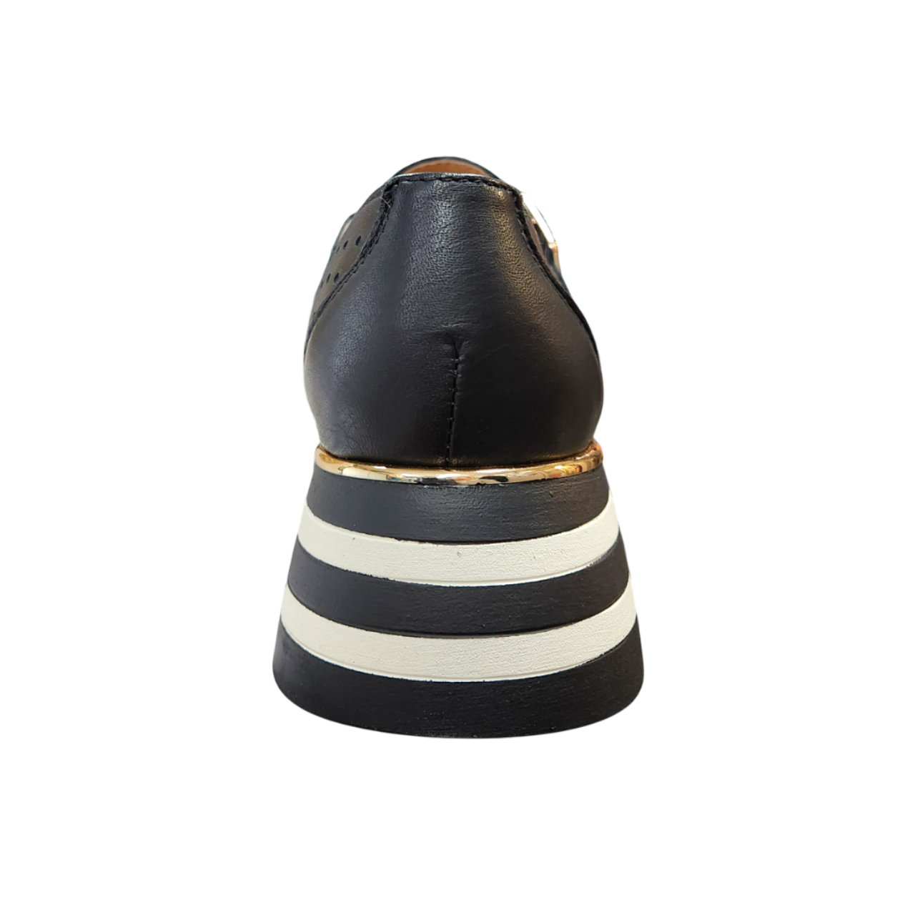 Women's black wedge shoe