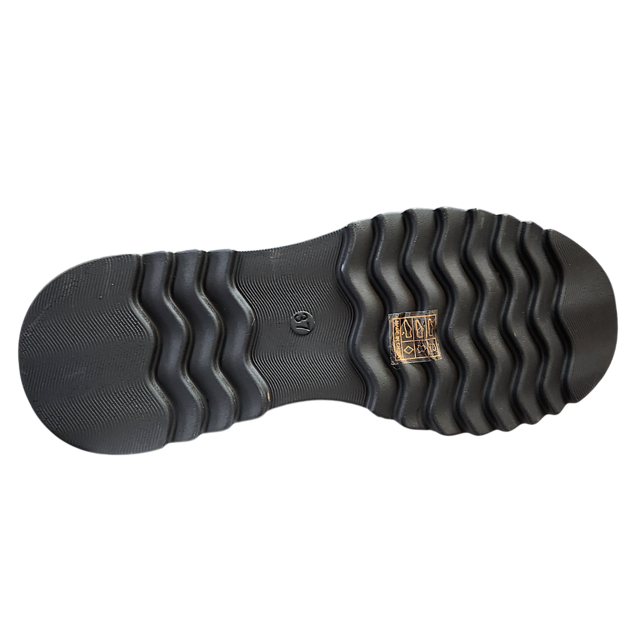 Women's black wedge shoe