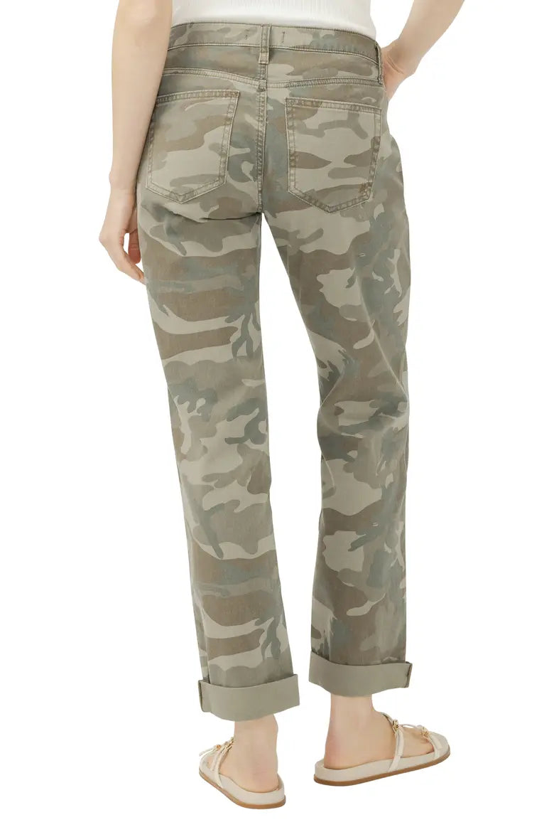 Chelsea Camo Print Boyfriend Jeans