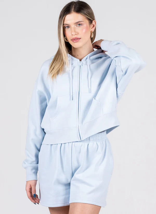 Recycled Poly/Cotton Fleece Zip Hoodie