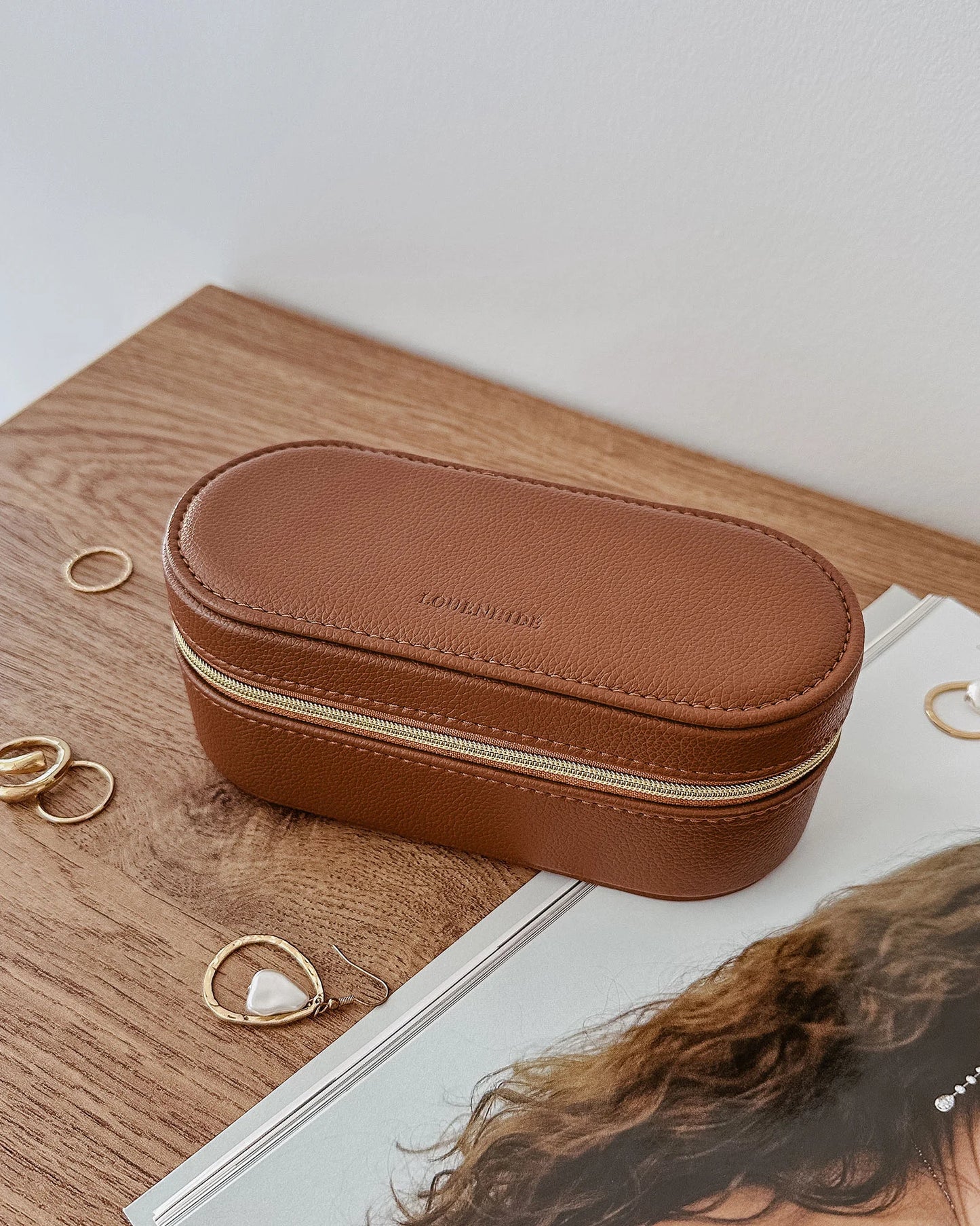 Charlee Jewelry Box - Tan