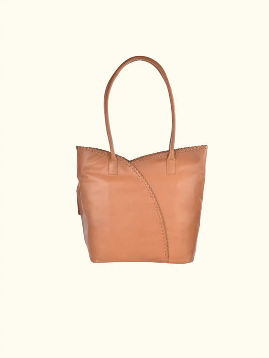 Bellssima Washed Leather Tote