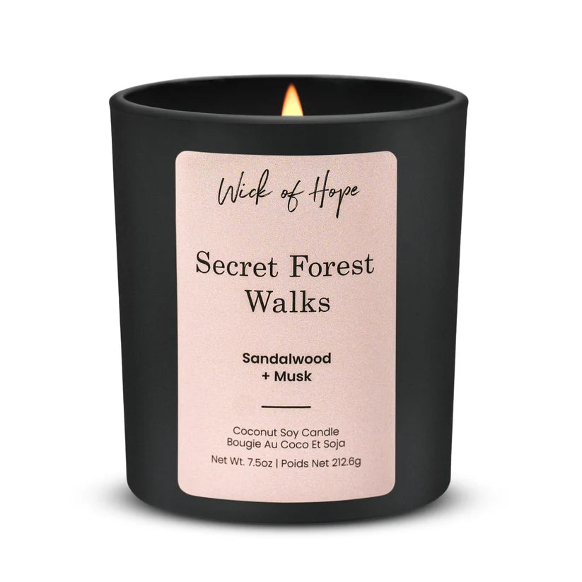 Secret Forest Walks Candle | Sandalwood + Musk