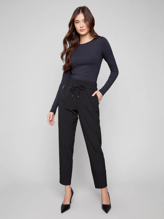 Charlie B - Black Techno Pants