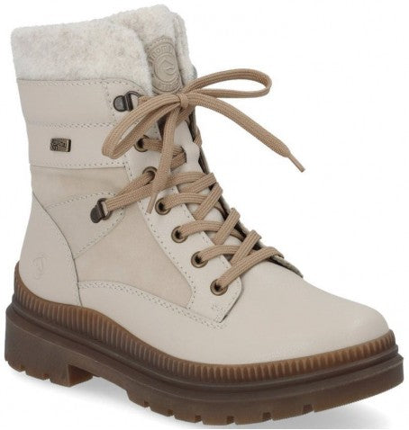 Remonte - Beige Lambswool Boot