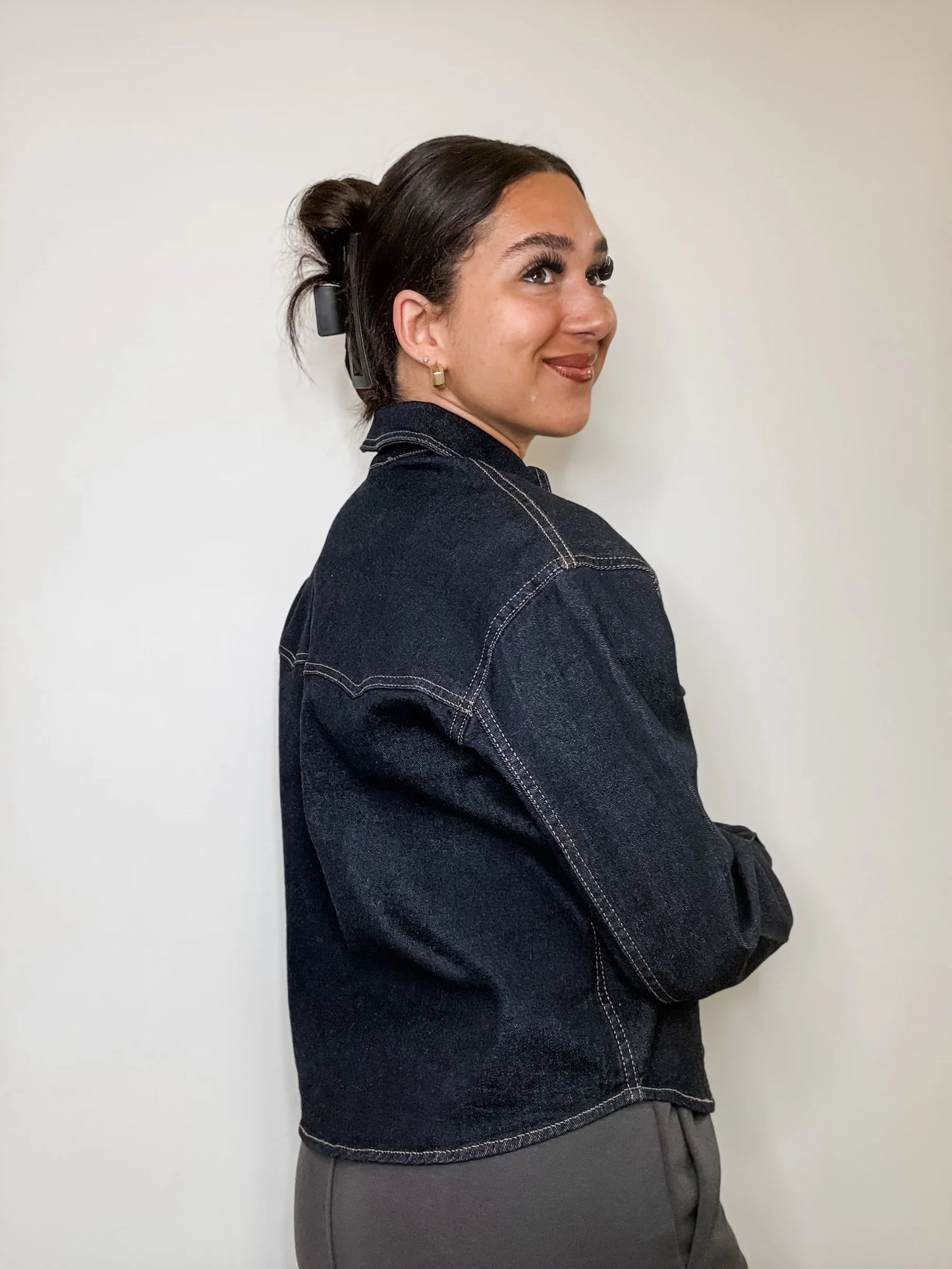 Lizette Stretch Denim - Dk Wash