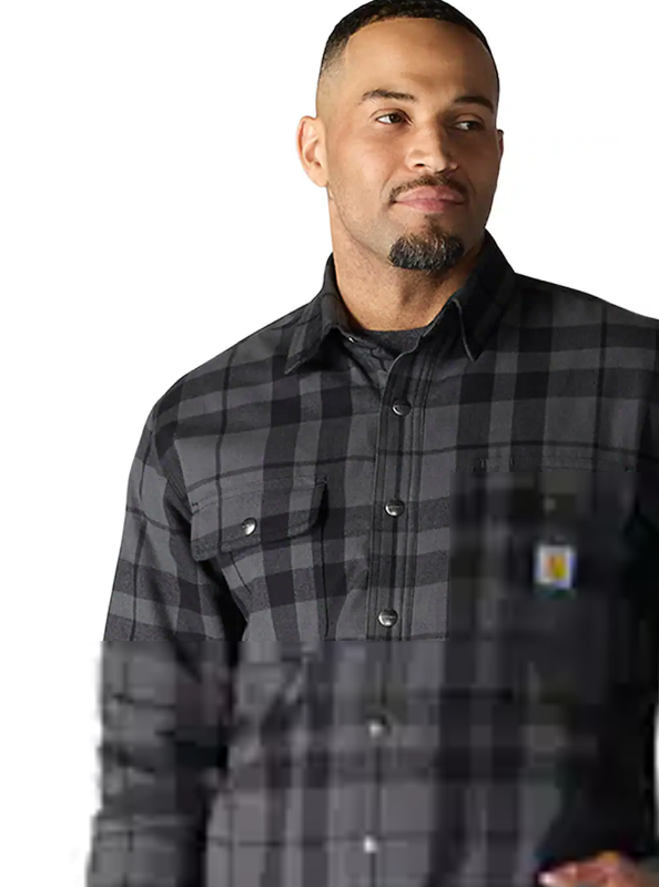 Carharrt - Relaxed Fit Flannel Sherpa-Lined Shirt Jac