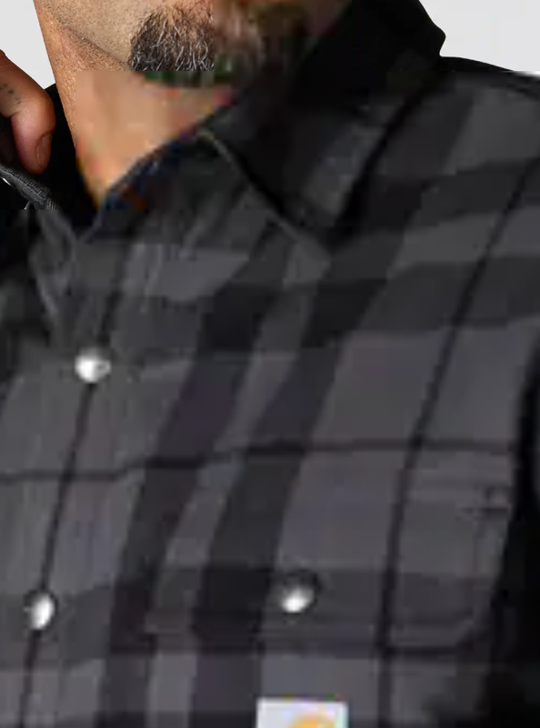 Carharrt - Relaxed Fit Flannel Sherpa-Lined Shirt Jac