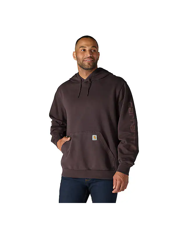 Carhartt- Loose Fit Midweight Logo Sleeve Graphic Hoodie