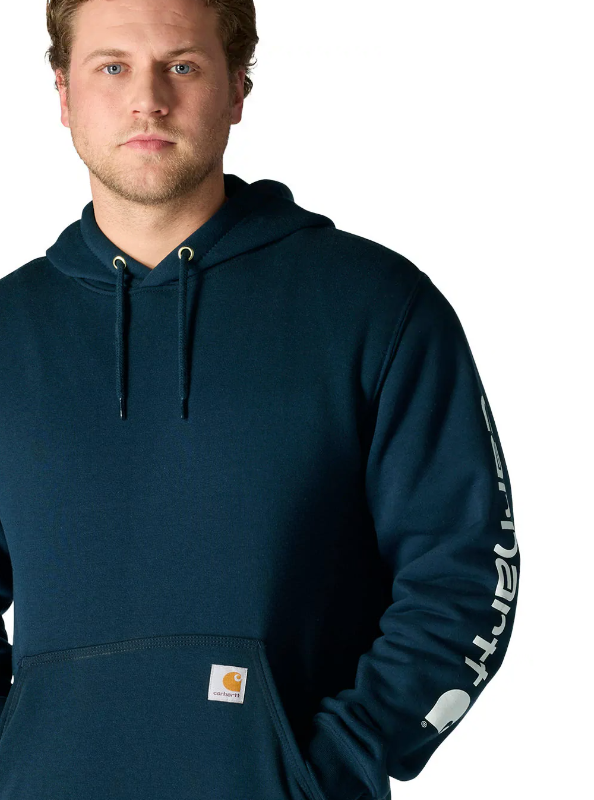 Carhartt- Loose Fit Midweight Logo Sleeve Graphic Hoodie