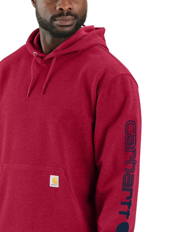 Carhartt- Loose Fit Midweight Logo Sleeve Graphic Hoodie
