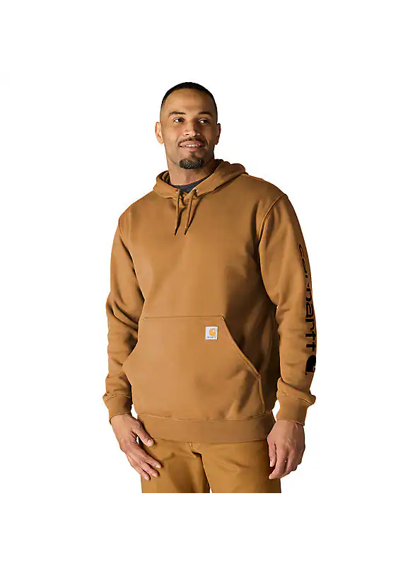 Carhartt- Loose Fit Midweight Logo Sleeve Graphic Hoodie