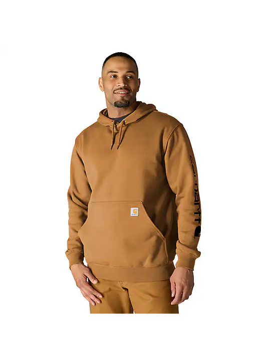 Carhartt- Loose Fit Midweight Logo Sleeve Graphic Hoodie