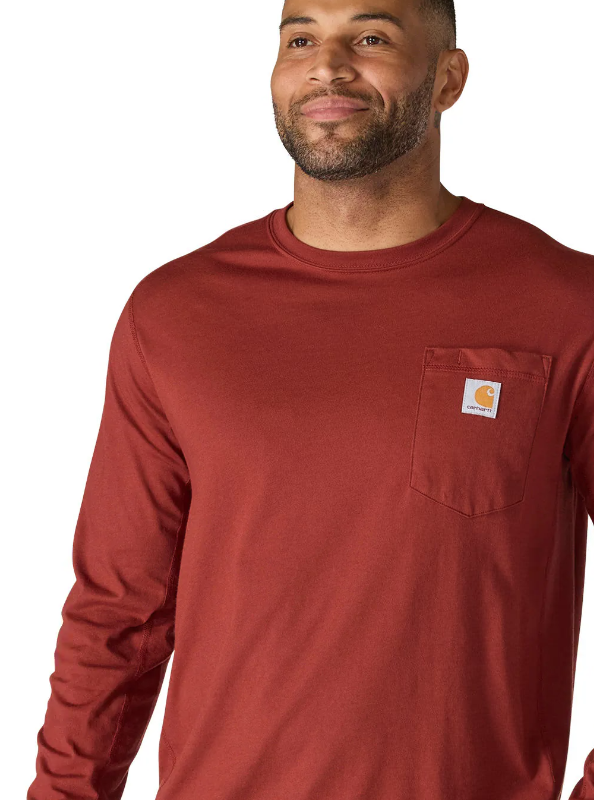 Carhartt - Force Relaxed Fit Long-Sleeve Pocket T-Shirt