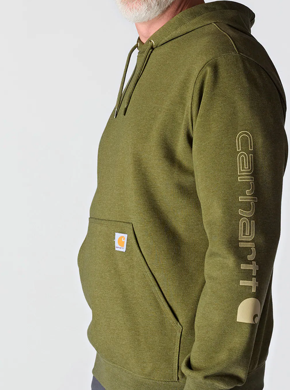 Carhartt- Loose Fit Midweight Logo Sleeve Graphic Hoodie