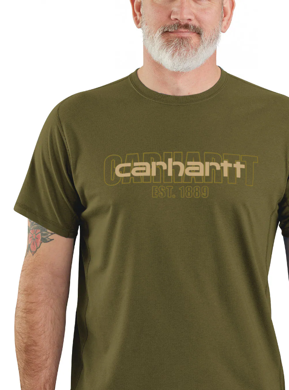 Carhartt -  Force Relaxed Fit Short-Sleeve Logo Graphic T-Shirt