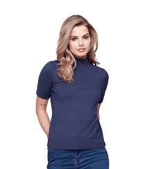 Charlie B - Charcoal Mock-Neck Short Sleeve