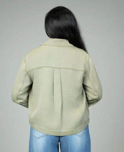 Flowy Overshirt Jacket