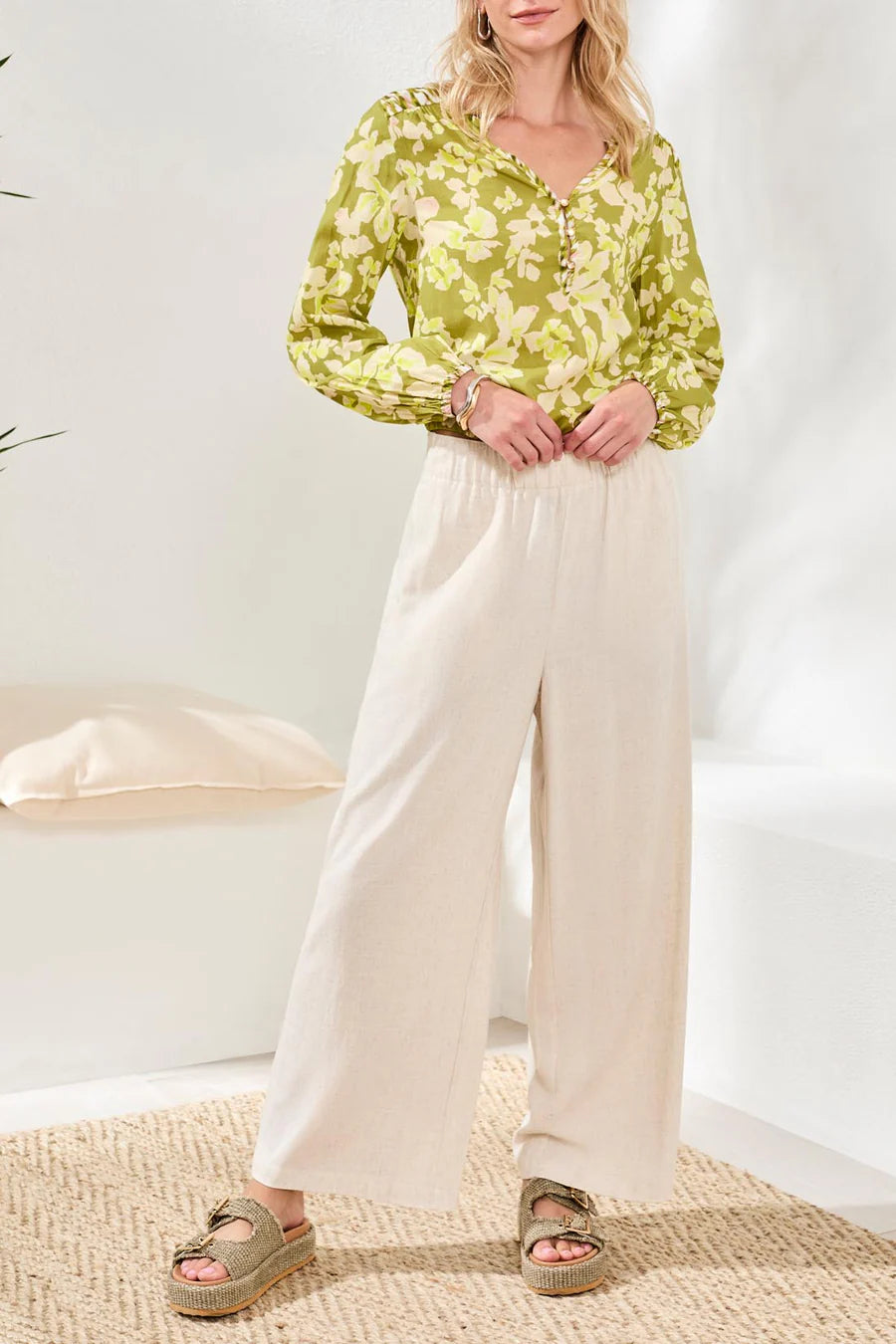 Pull On Ankle Pant W/Front Pockets