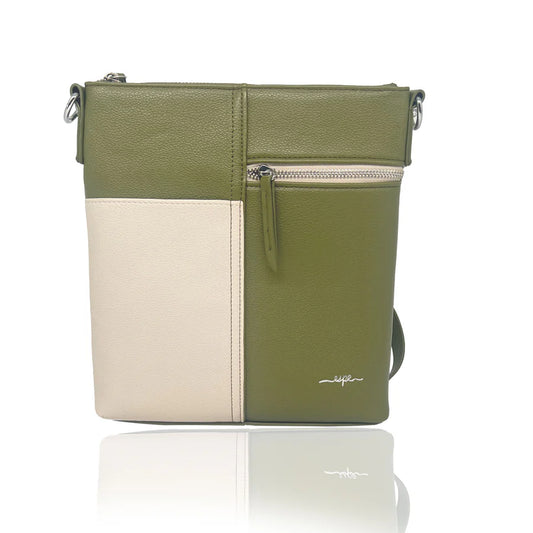 Barrie Two-Tone Crossbody Bag