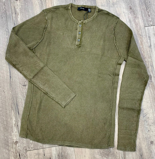Long Sleeve Henley Sweater