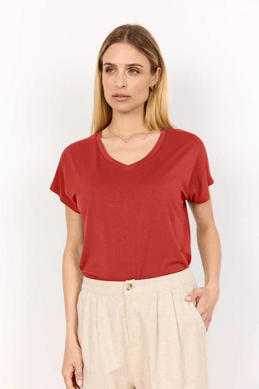 Soya Concept - Mineral Red T-Shirt
