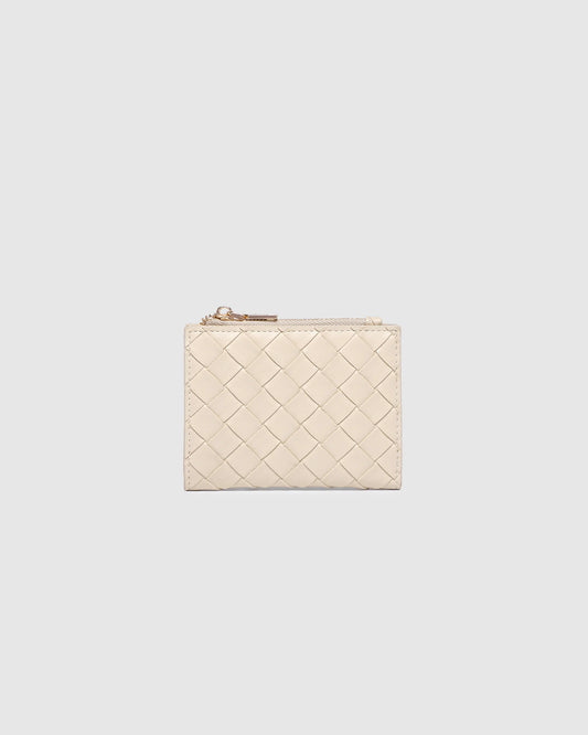 Lily Woven Wallet - Malt