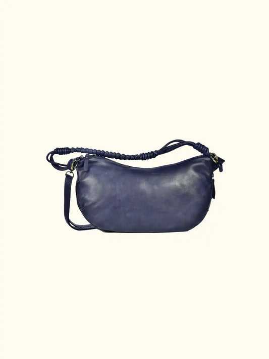Luce Washed Leather Hobo Bag