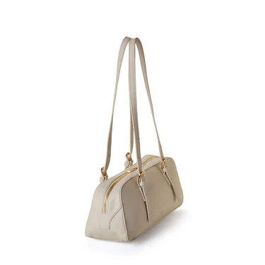 Olivia Baguette Bag in Ivory