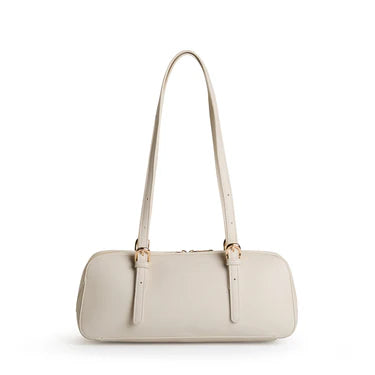 Olivia Baguette Bag in Ivory