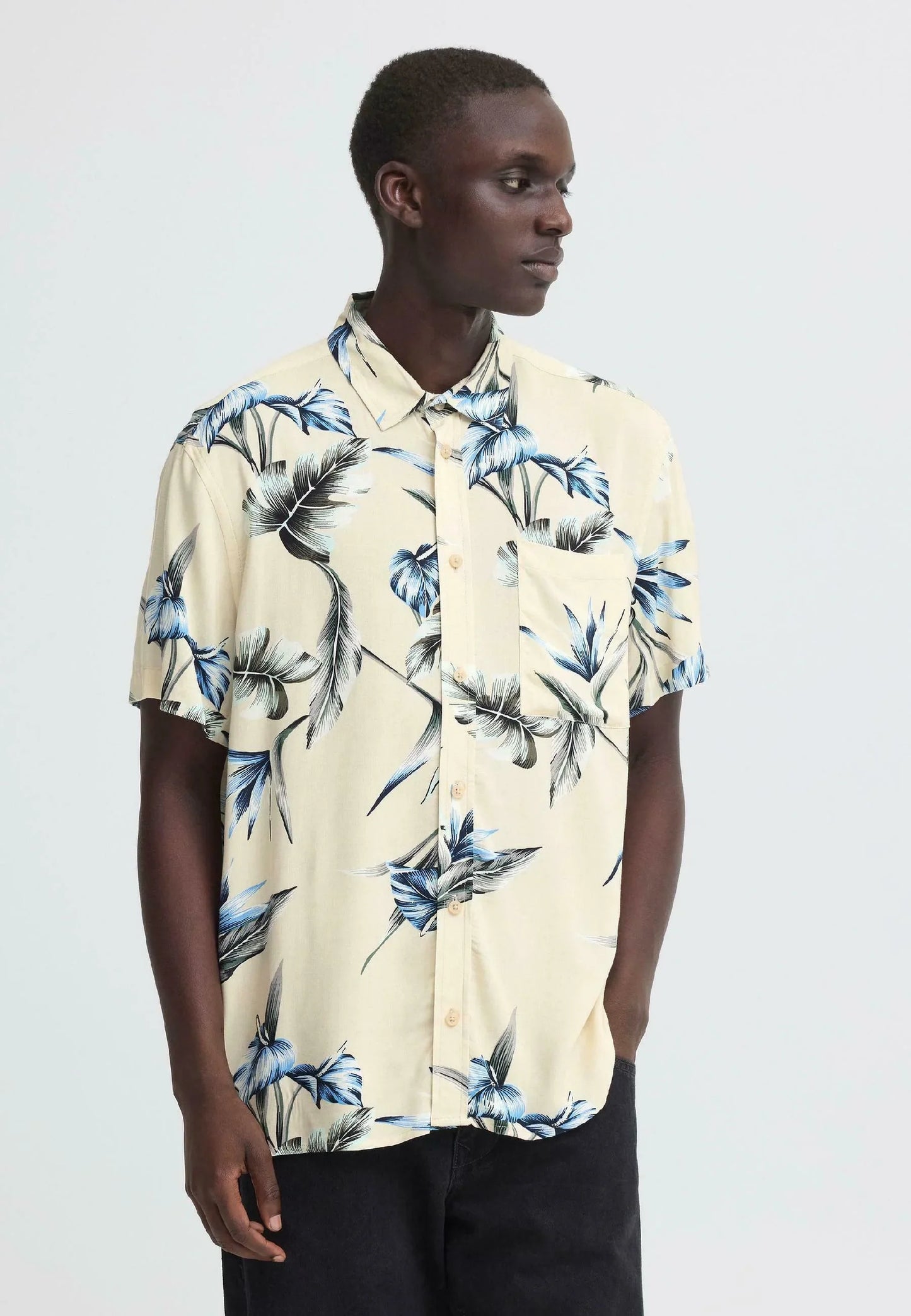BHAMELO - floral dress shirt